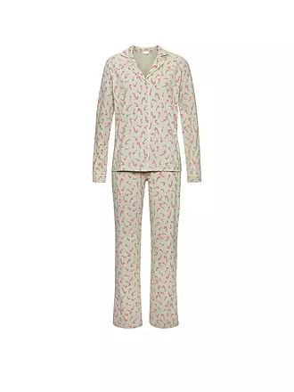 LASCANA | Pigiama LAS XMAS | hellgrün